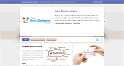 Desktop Screenshot of cairnsbusinessnetwork.com.au