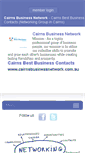Mobile Screenshot of cairnsbusinessnetwork.com.au